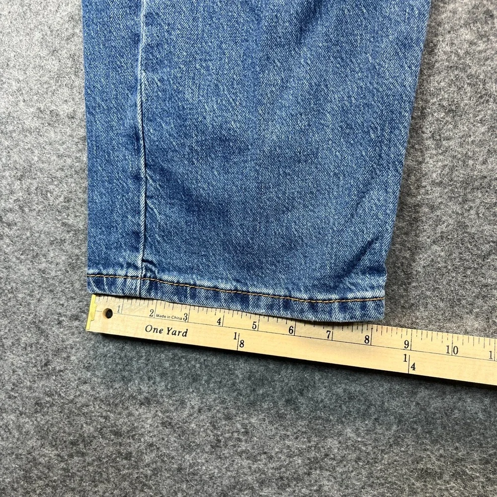 Levis Jeans Men's‎ 38x30 505 Regular Fit Straight Leg Light Wash Denim Pants